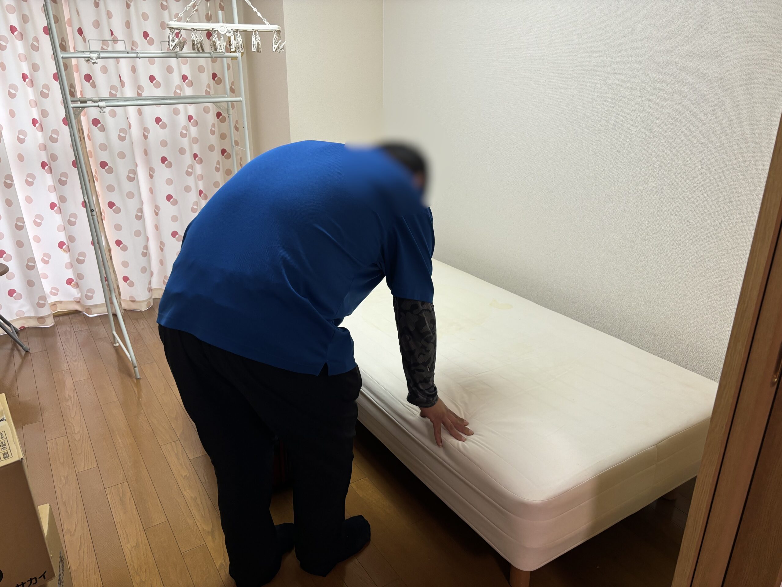 「2LDKのマンションのお部屋からベッドなどをお引き取りしました」作業写真